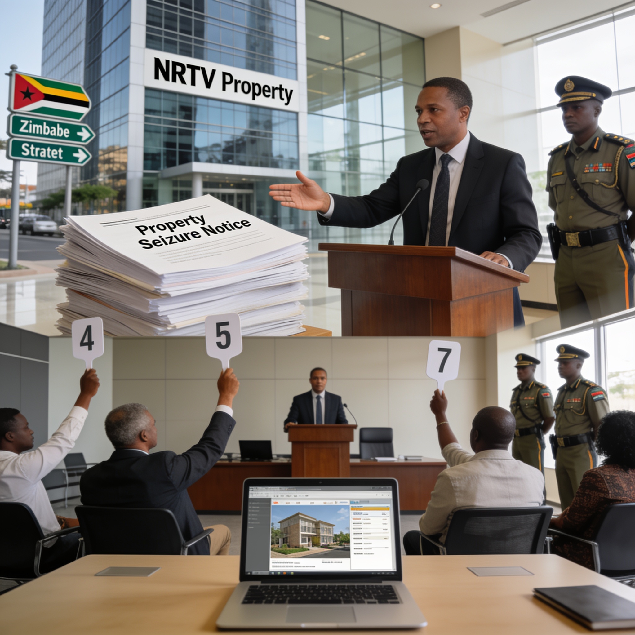 NRTV Property Auction: Military Broadcaster Faces Seizure Over Unpaid Salaries
